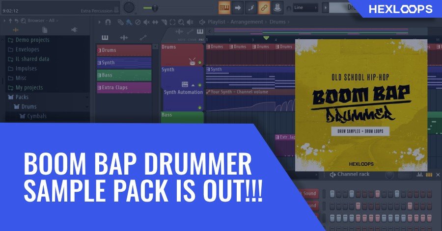 Hex Loops Boom Bap Drum Loops Pack Drum Loops